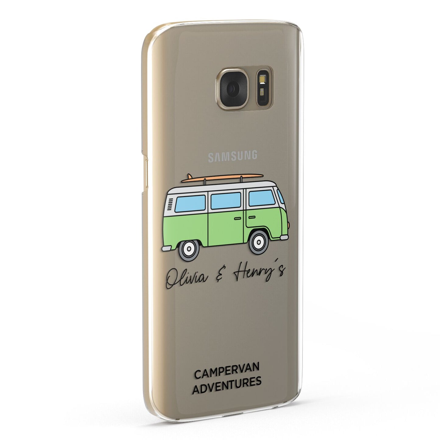 Green Bespoke Campervan Adventures Samsung Galaxy Case Fourty Five Degrees