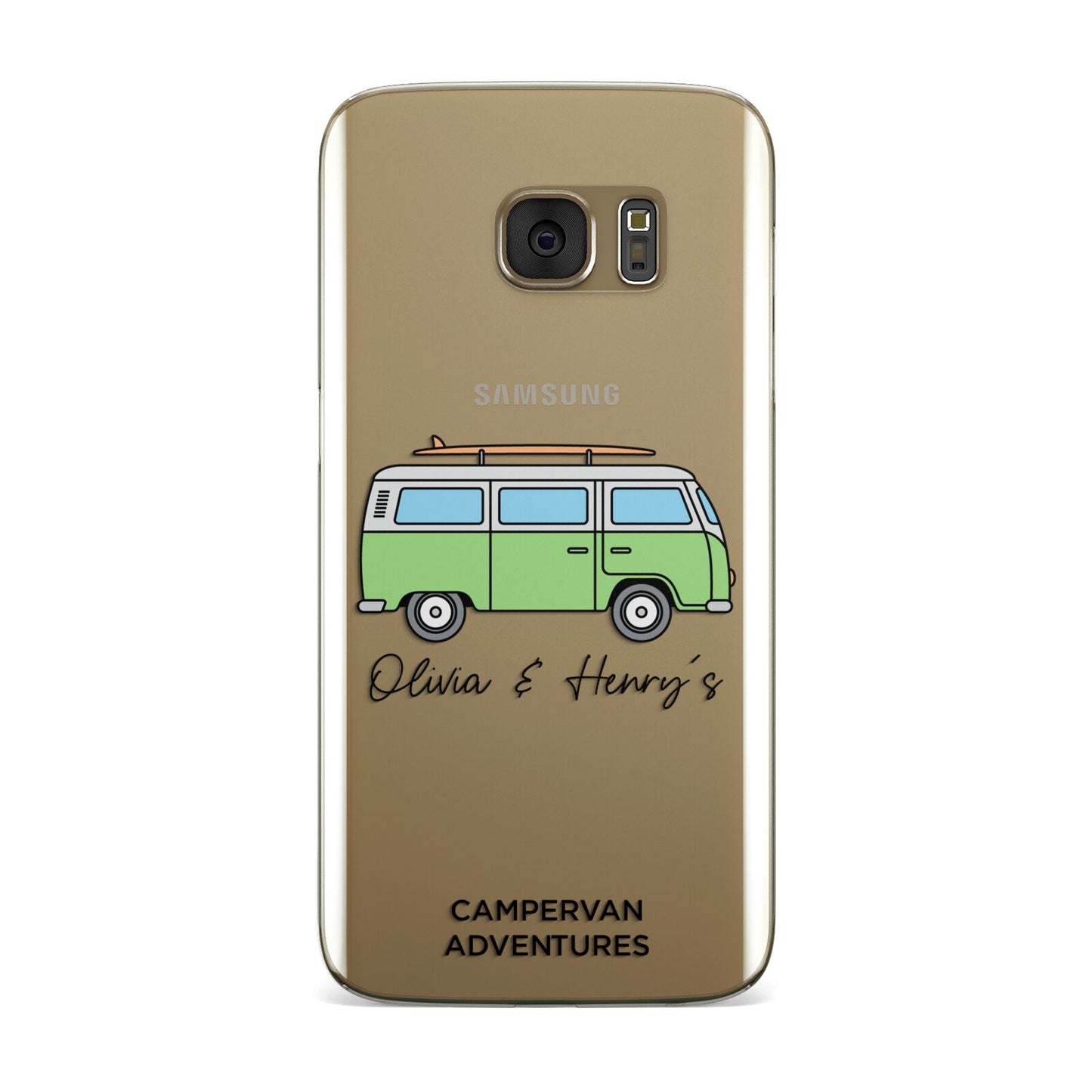Green Bespoke Campervan Adventures Samsung Galaxy Case