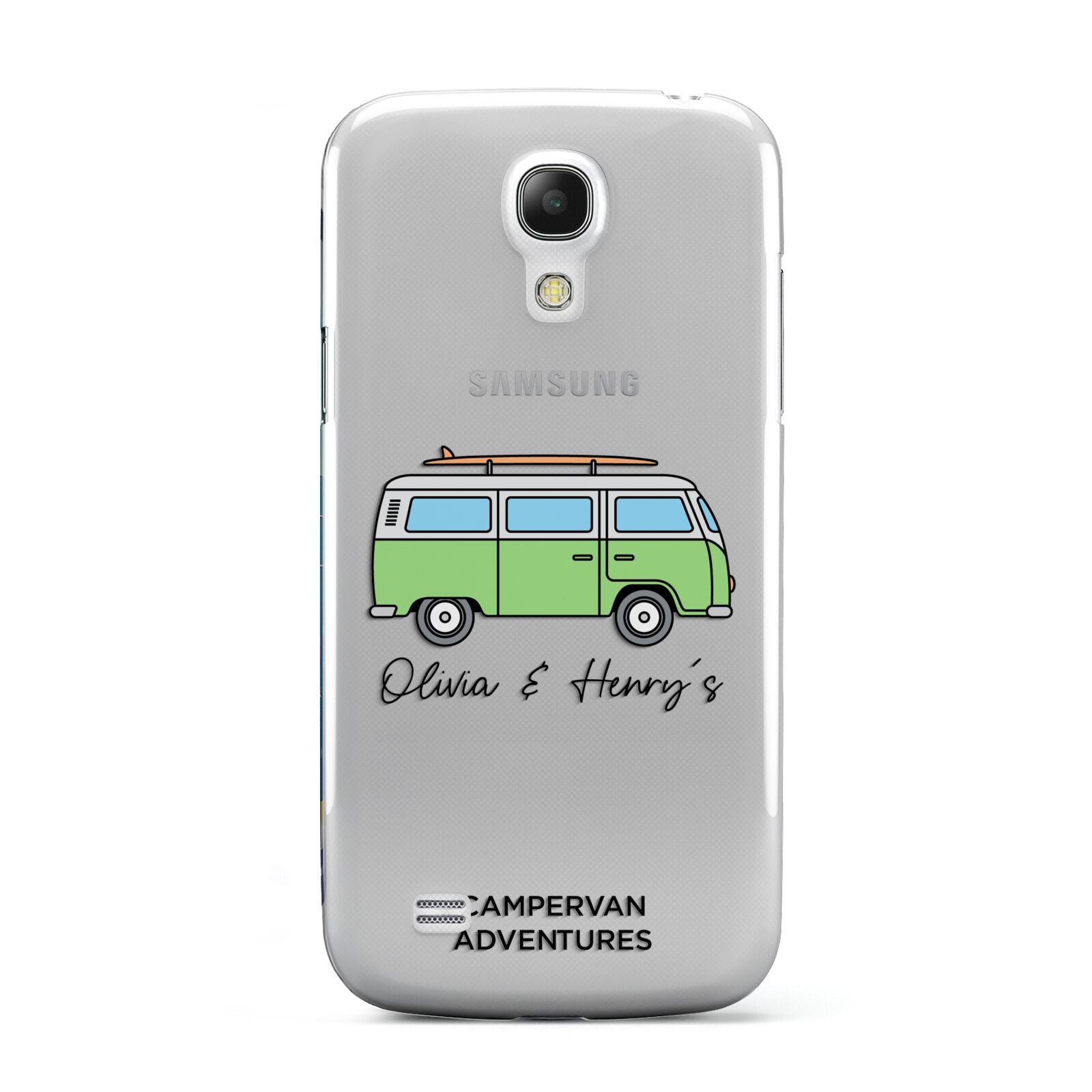 Green Bespoke Campervan Adventures Samsung Galaxy S4 Mini Case