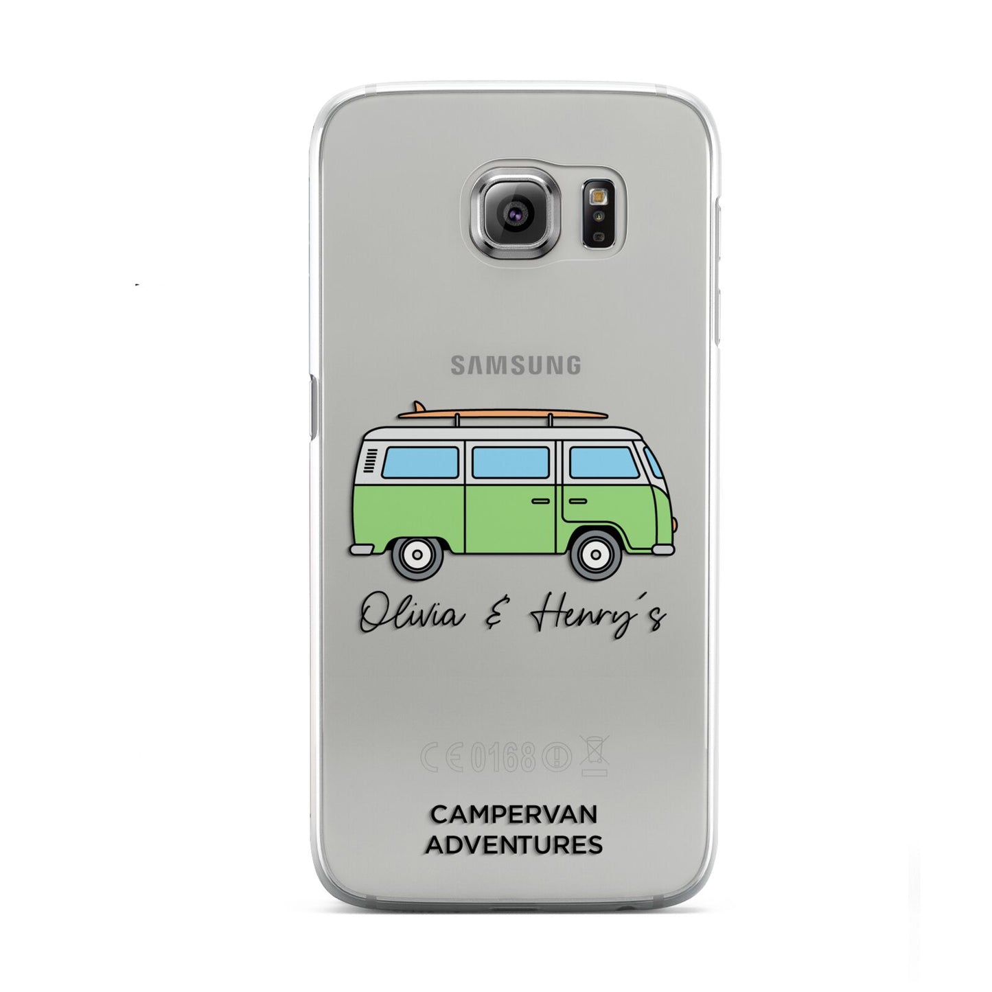 Green Bespoke Campervan Adventures Samsung Galaxy S6 Case
