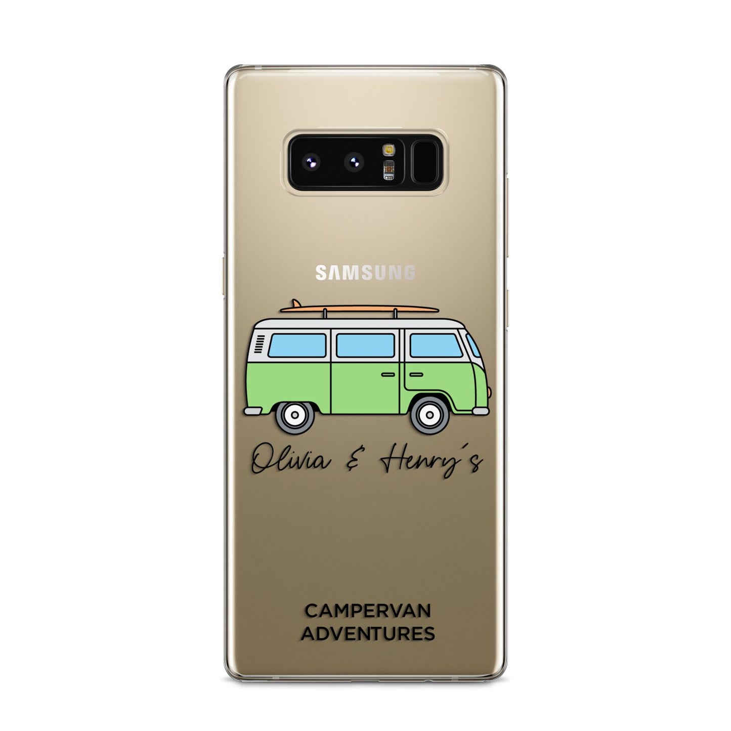 Green Bespoke Campervan Adventures Samsung Galaxy S8 Case