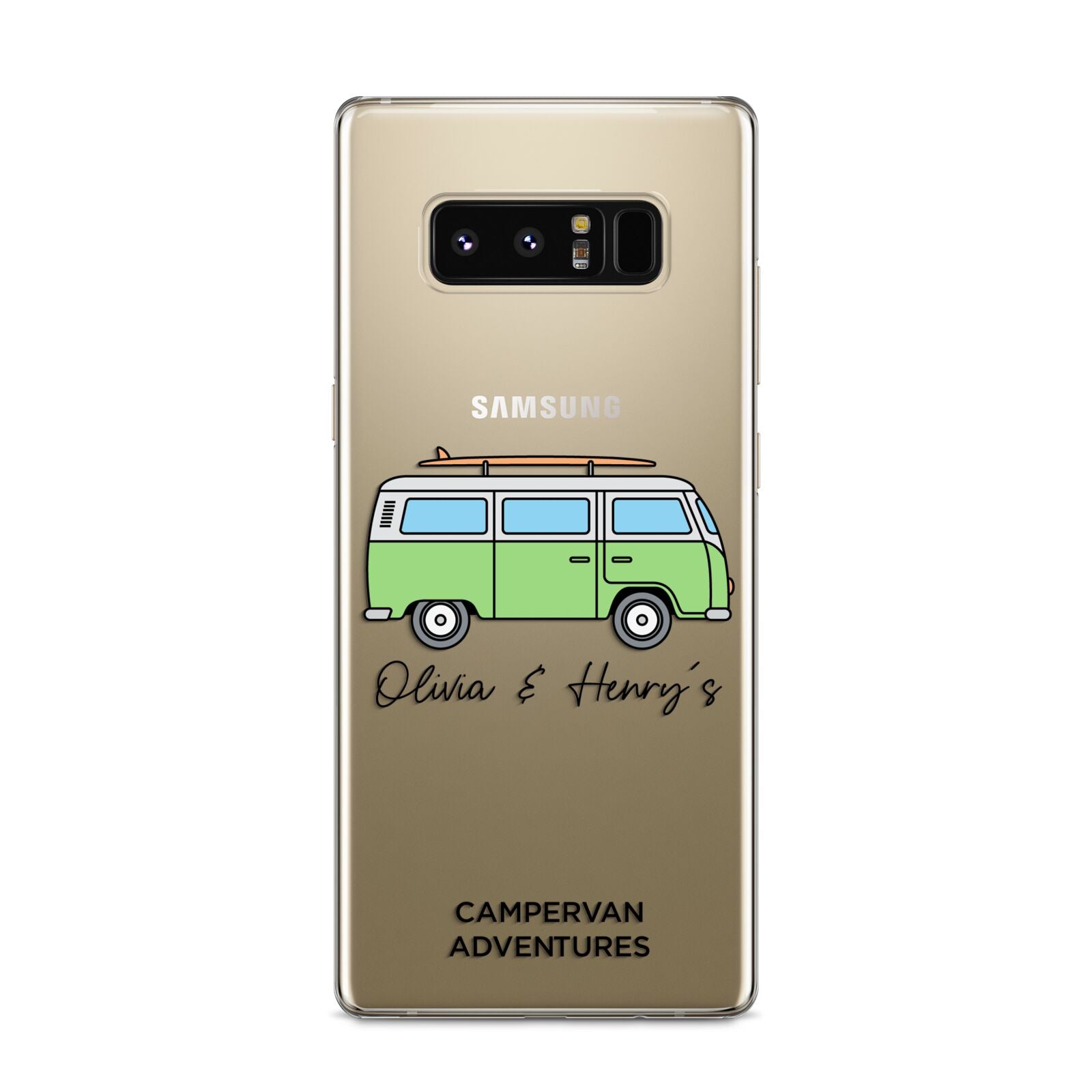 Green Bespoke Campervan Adventures Samsung Galaxy S8 Case