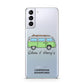 Green Bespoke Campervan Adventures Samsung S21 Plus Phone Case