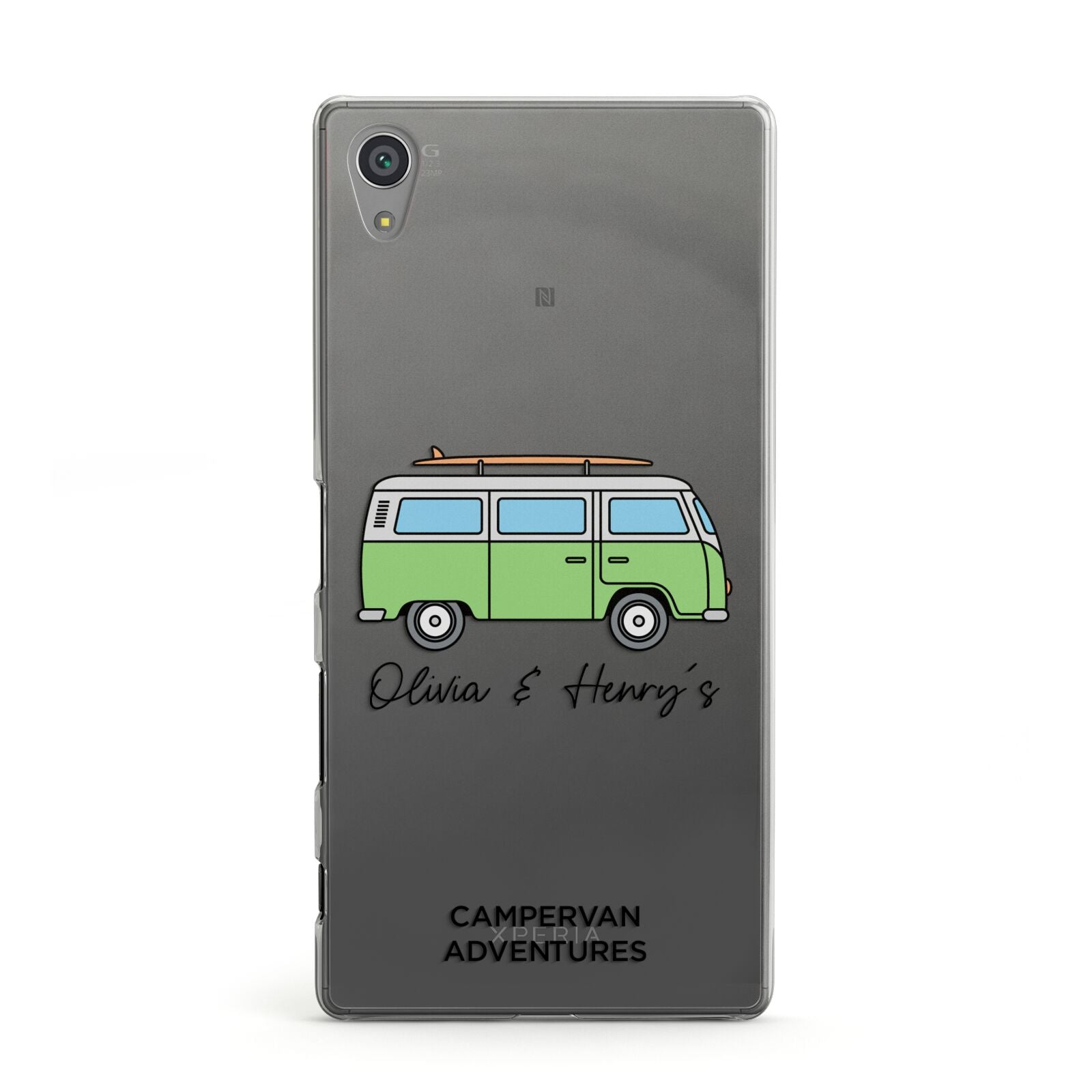 Green Bespoke Campervan Adventures Sony Xperia Case