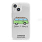 Green Bespoke Campervan Adventures iPhone 13 Mini Clear Bumper Case