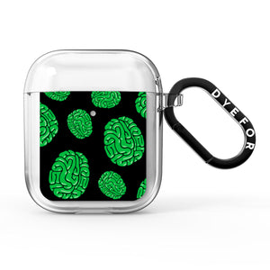Green Brains AirPods Case