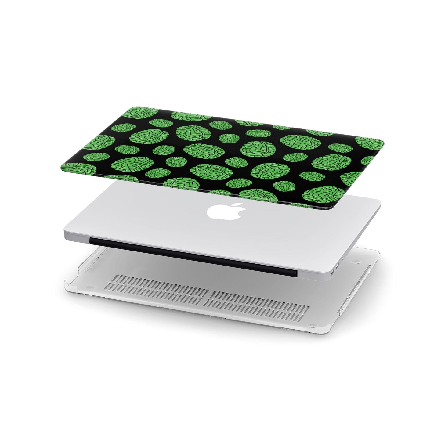 Green Brains Apple MacBook Case in Detail