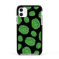 Green Brains Apple iPhone 11 in White with Black Impact Case
