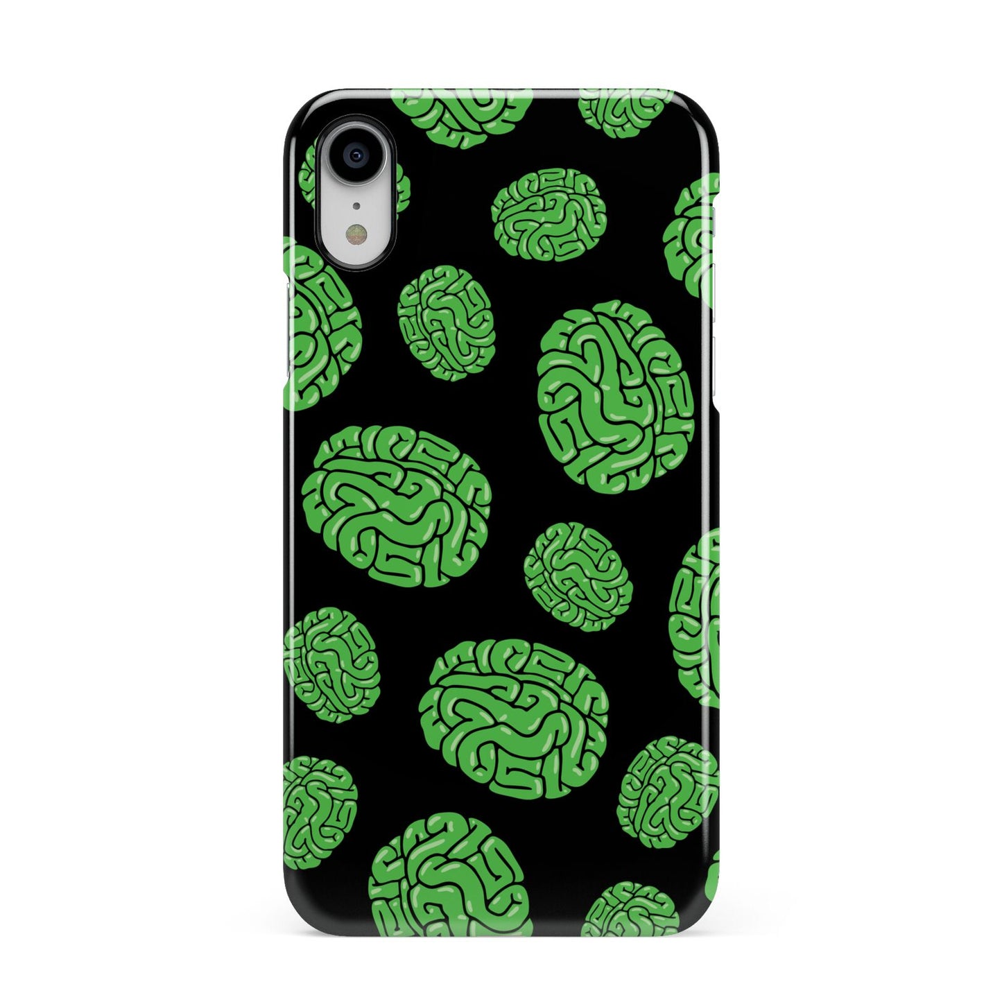 Green Brains Apple iPhone XR White 3D Snap Case