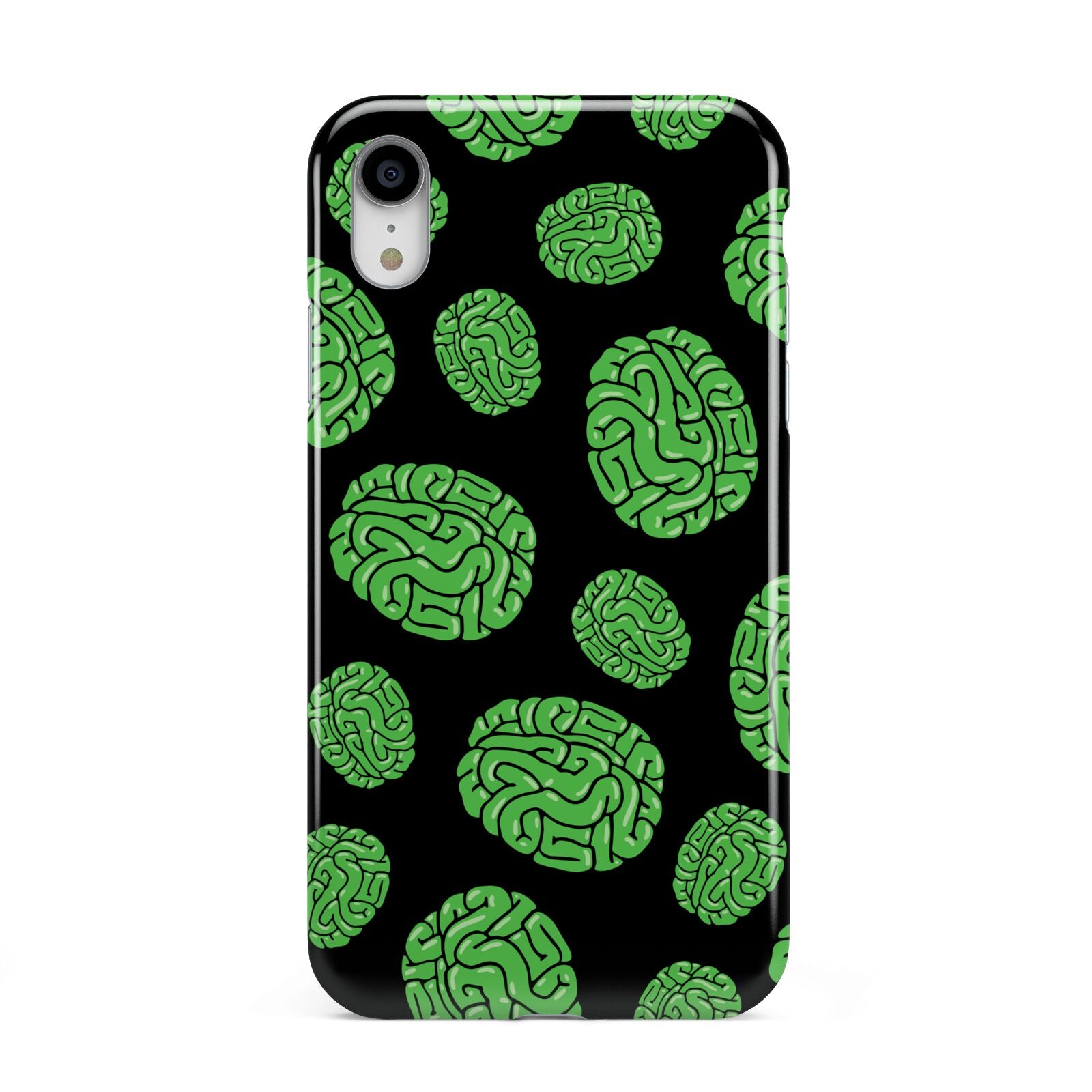 Green Brains Apple iPhone XR White 3D Tough Case