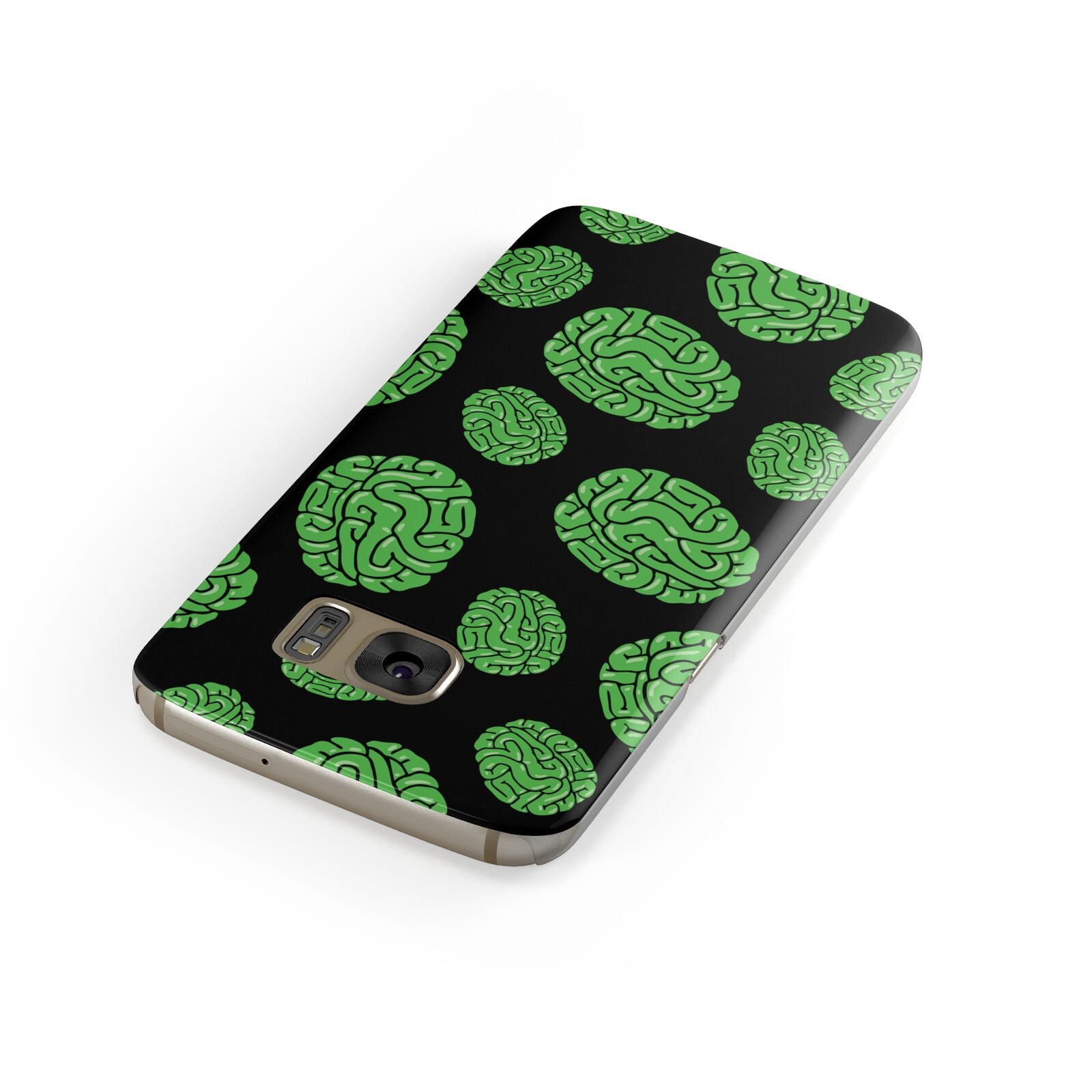 Green Brains Samsung Galaxy Case Front Close Up