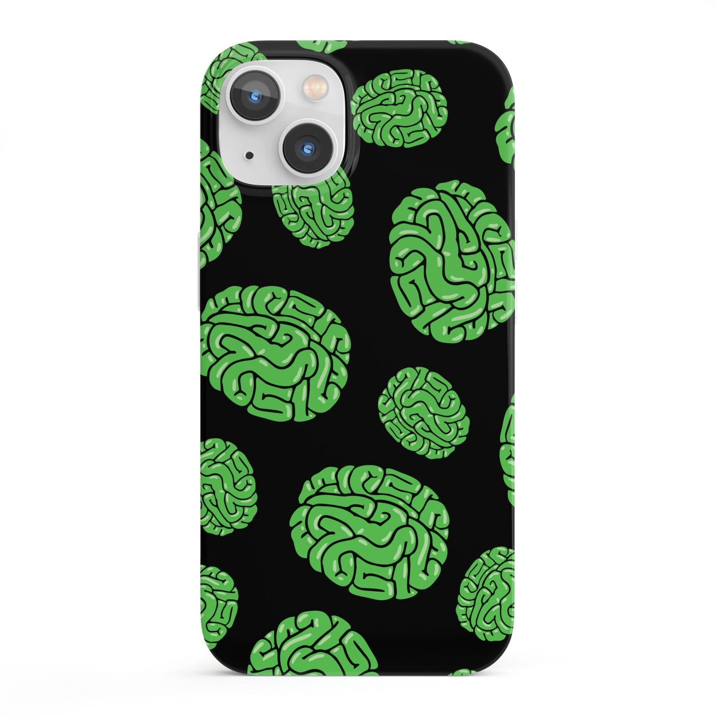 Green Brains iPhone 13 Full Wrap 3D Snap Case