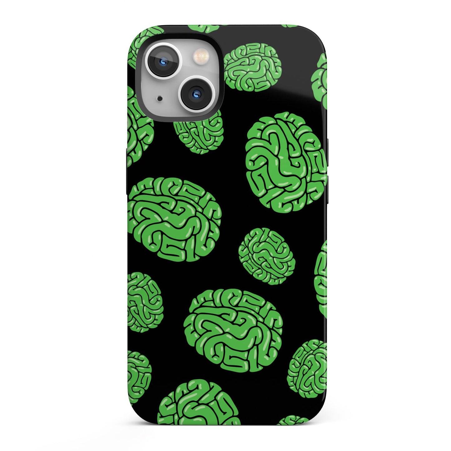 Green Brains iPhone 13 Full Wrap 3D Tough Case