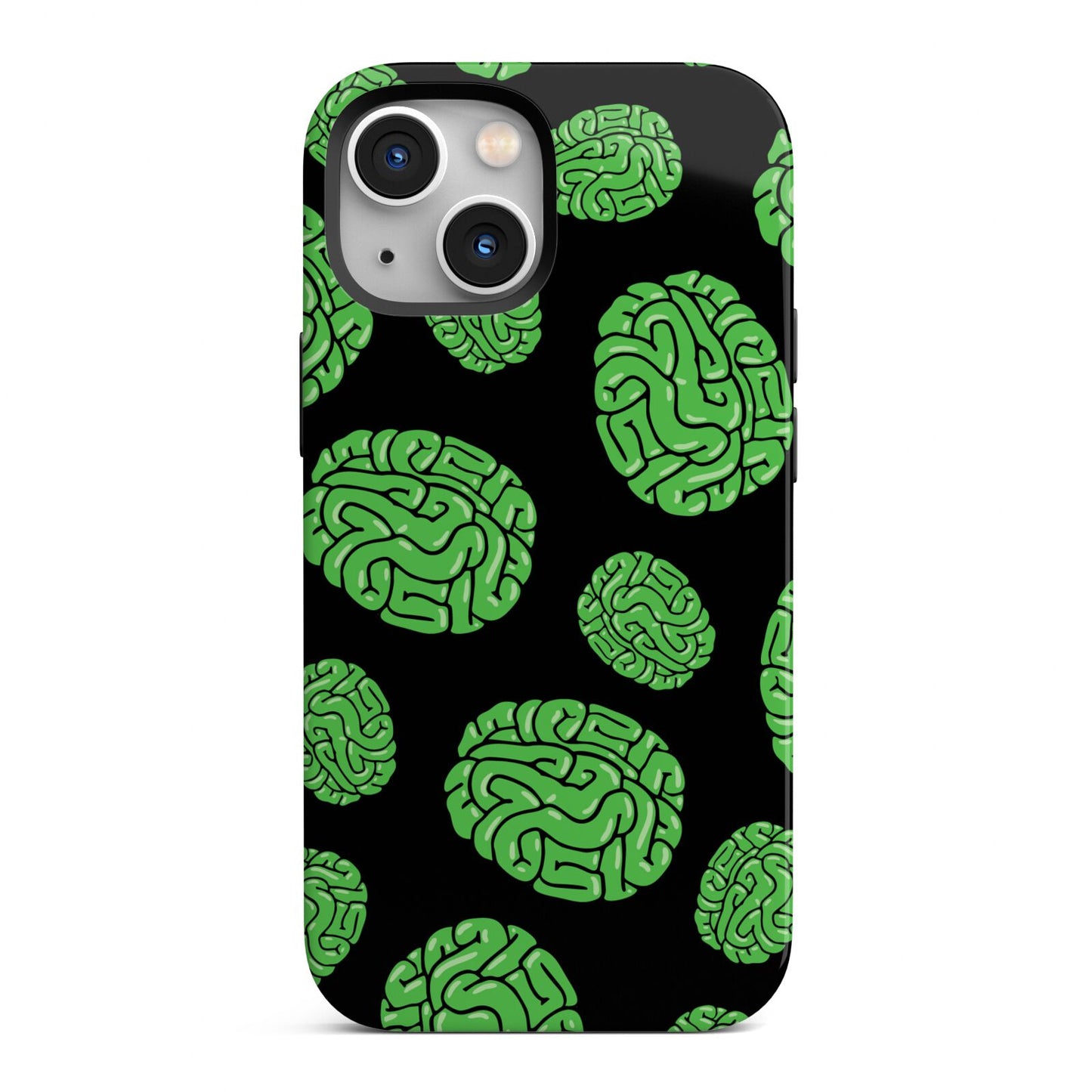 Green Brains iPhone 13 Mini Full Wrap 3D Tough Case