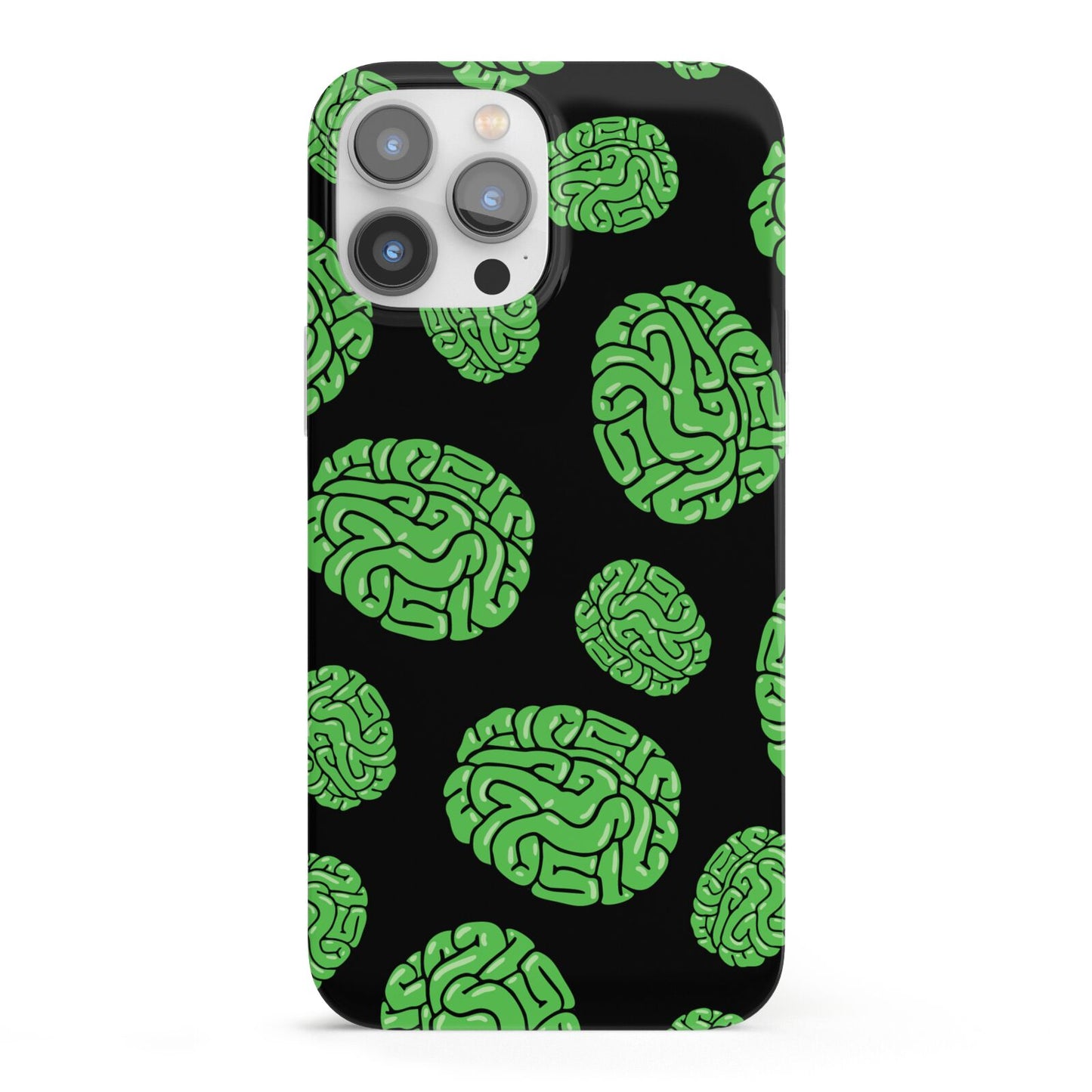 Green Brains iPhone 13 Pro Max Full Wrap 3D Snap Case