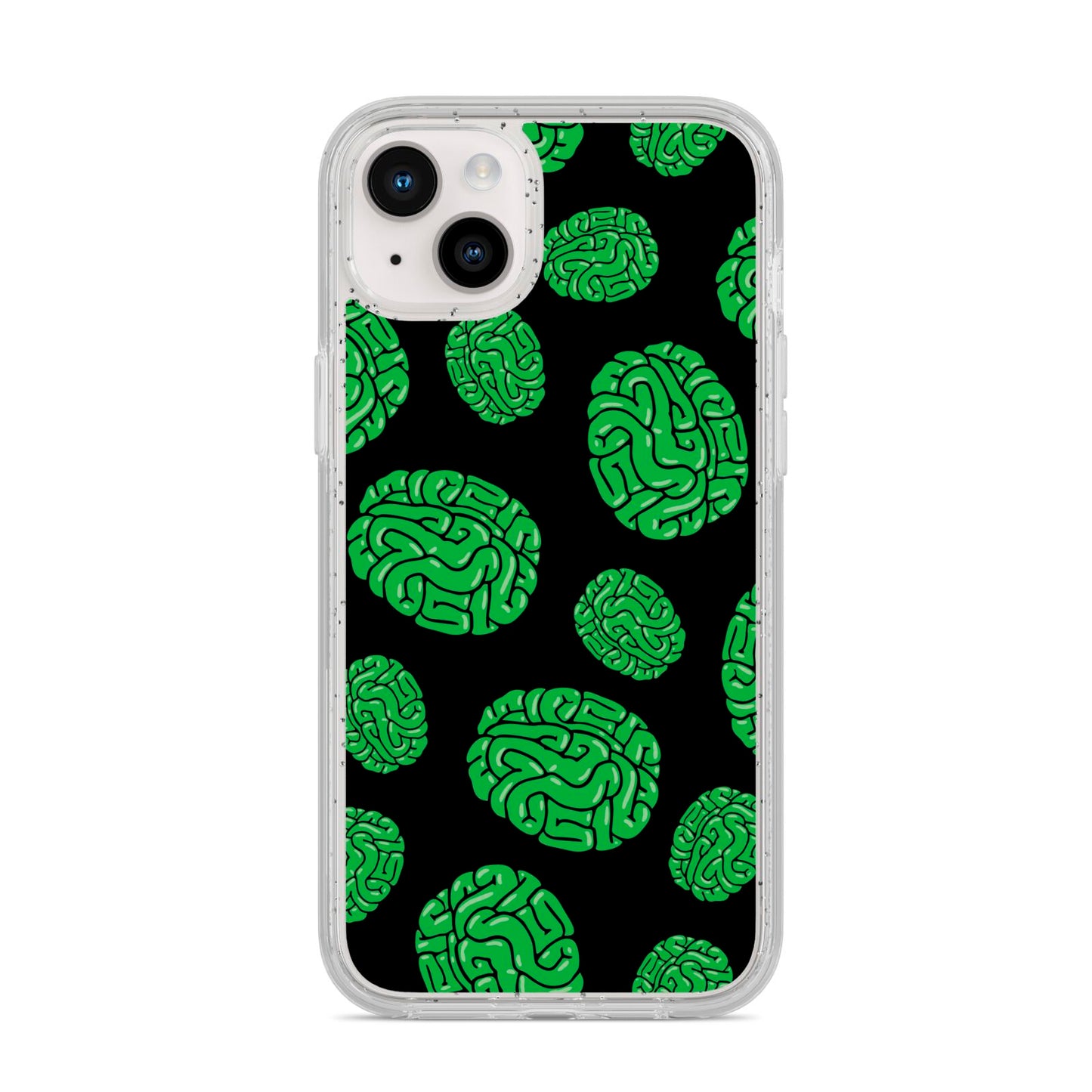 Green Brains iPhone 14 Plus Glitter Tough Case Starlight