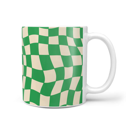 Green Check 10oz Mug