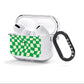 Green Check AirPods Clear Case 3rd Gen Side Image