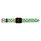 Green Check Apple Watch Strap Landscape Image Red Hardware