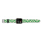 Green Check Apple Watch Strap Size 38mm Landscape Image Silver Hardware