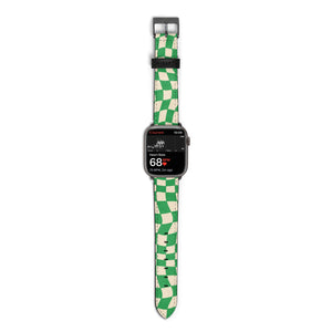 Green Check Watch Strap