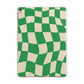 Green Check Apple iPad Rose Gold Case