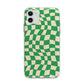 Green Check Apple iPhone 11 in White with Bumper Case