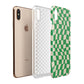 Green Check Apple iPhone Xs Max 3D Tough Case Expanded View