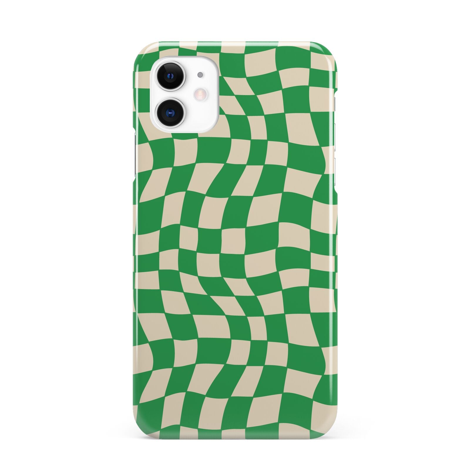 Green Check iPhone 11 3D Snap Case
