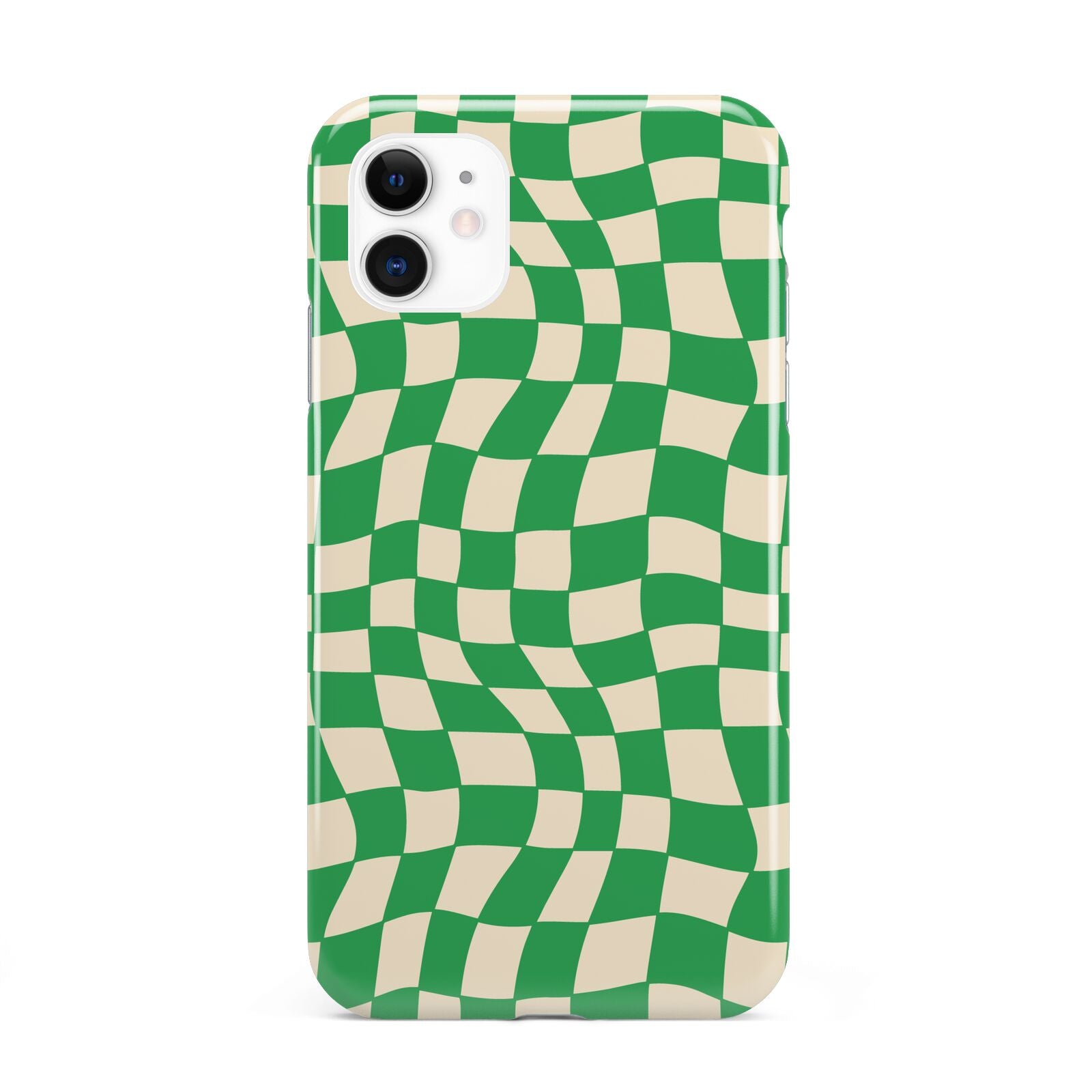 Green Check iPhone 11 3D Tough Case