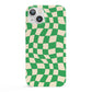 Green Check iPhone 13 Full Wrap 3D Snap Case