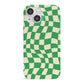 Green Check iPhone 13 Mini Full Wrap 3D Snap Case