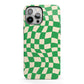 Green Check iPhone 13 Pro Max Full Wrap 3D Tough Case
