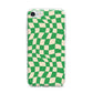 Green Check iPhone 7 Bumper Case on Silver iPhone