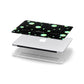 Green Galaxy Personalised Name Apple MacBook Case in Detail