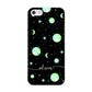 Green Galaxy Personalised Name Apple iPhone 5 Case