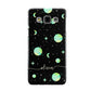 Green Galaxy Personalised Name Samsung Galaxy A3 Case
