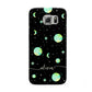 Green Galaxy Personalised Name Samsung Galaxy S6 Case