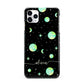 Green Galaxy Personalised Name iPhone 11 Pro Max 3D Snap Case