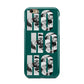 Green Ho Ho Ho Photo Upload Christmas Apple iPhone 6 3D Tough Case