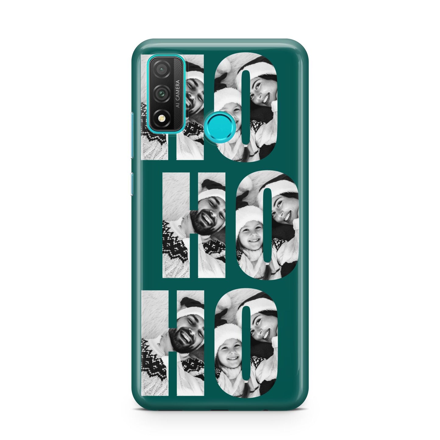 Green Ho Ho Ho Photo Upload Christmas Huawei P Smart 2020