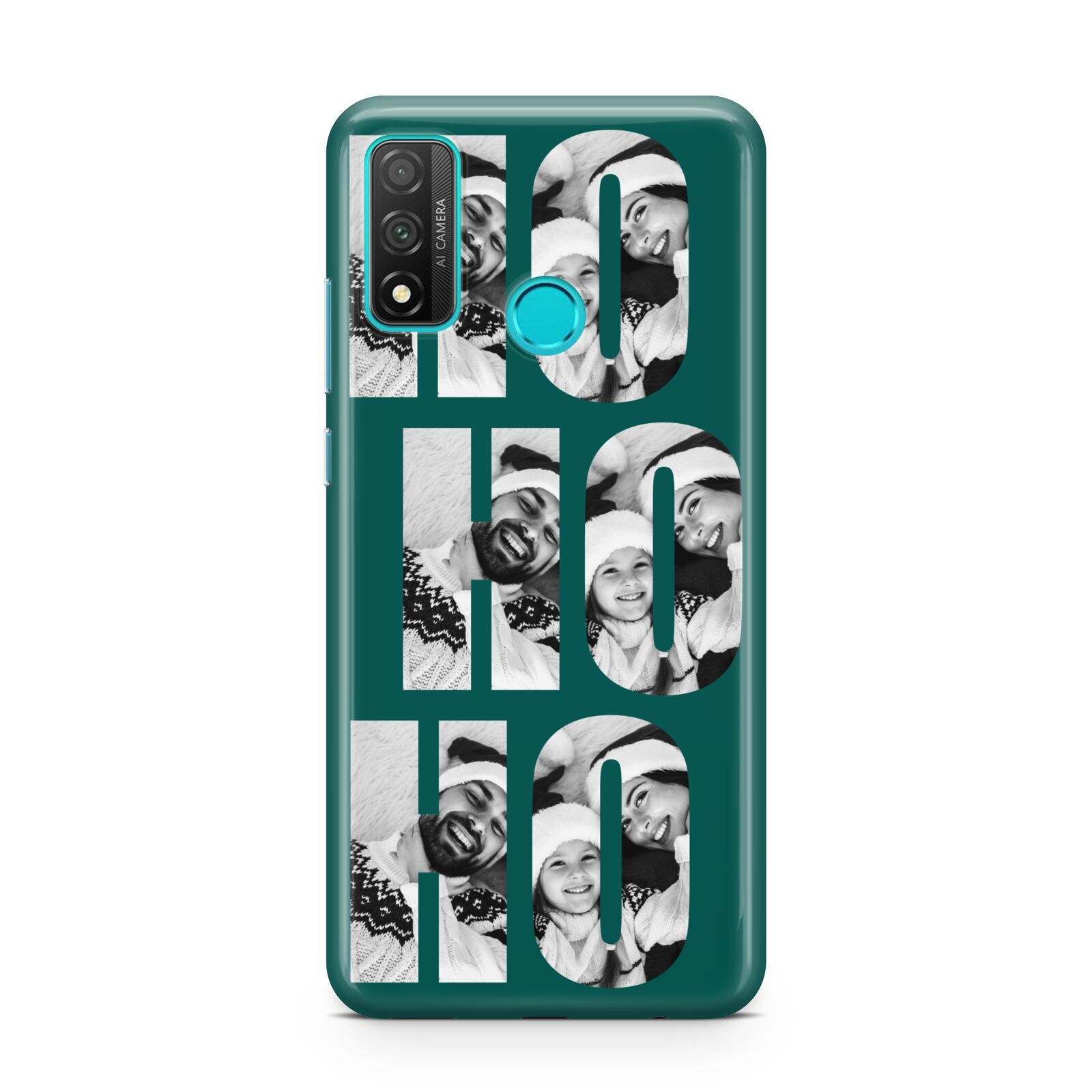Green Ho Ho Ho Photo Upload Christmas Huawei P Smart 2020