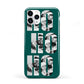 Green Ho Ho Ho Photo Upload Christmas iPhone 11 Pro 3D Tough Case