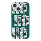 Green Ho Ho Ho Photo Upload Christmas iPhone 13 Mini Full Wrap 3D Snap Case