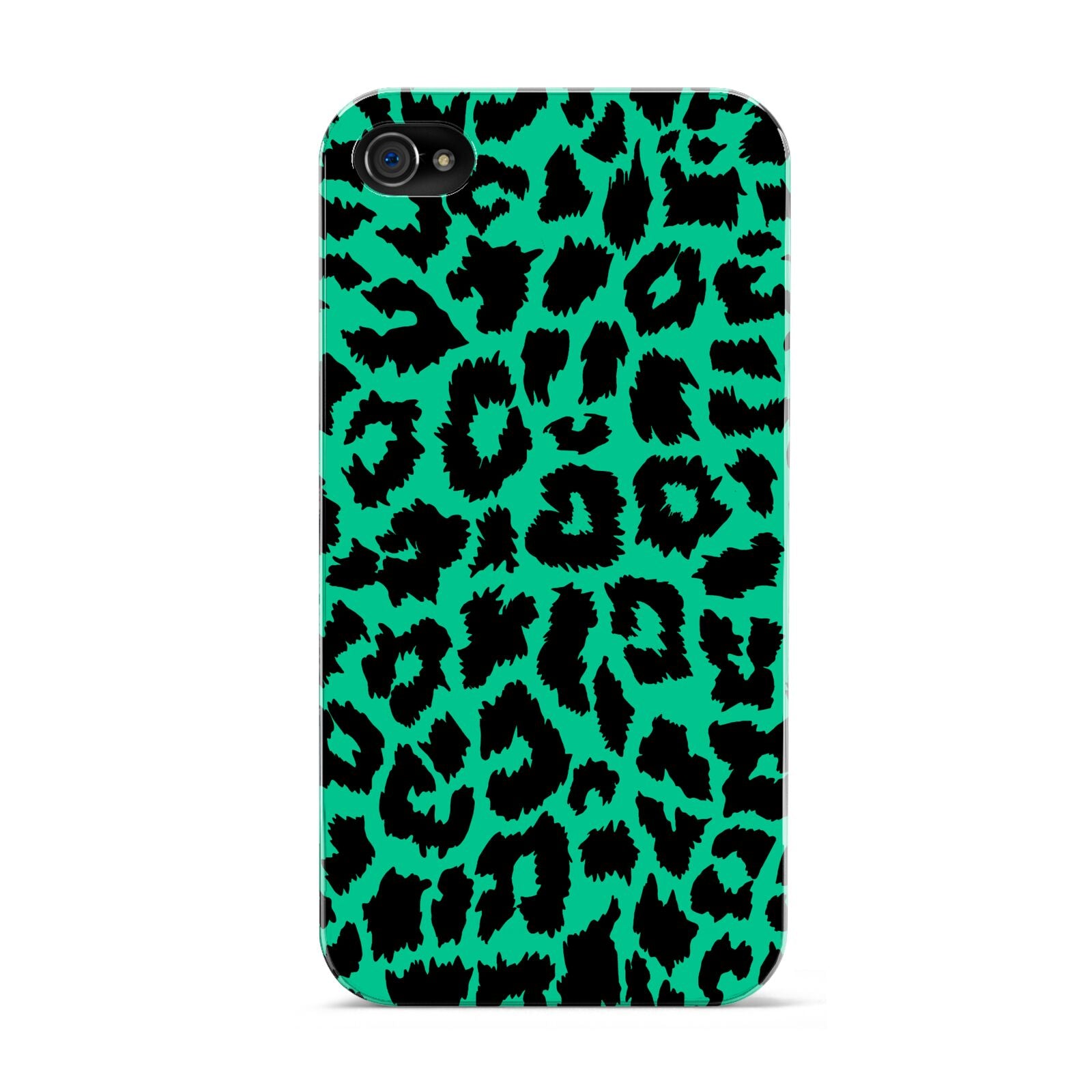Green Leopard Print Apple iPhone 4s Case