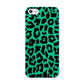 Green Leopard Print Apple iPhone 5 Case