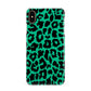 Green Leopard Print Apple iPhone Xs Max 3D Snap Case