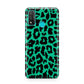 Green Leopard Print Huawei P Smart 2020