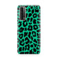 Green Leopard Print Huawei P Smart 2021