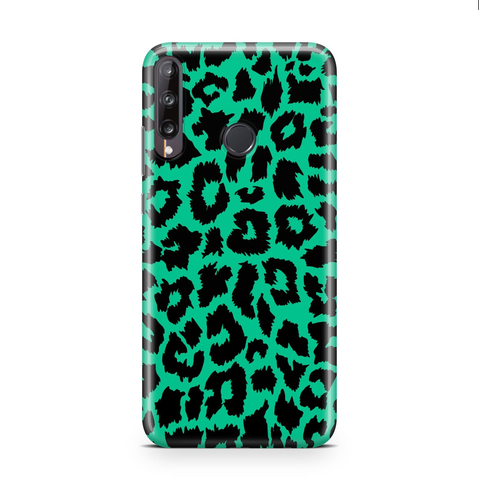 Green Leopard Print Huawei P40 Lite E Phone Case